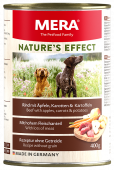 NATURE'S EFFECT NASSFUTTER RIND&KARTOFFEL   (консервы для собак говядина с яблоками, морковью и картофелем)